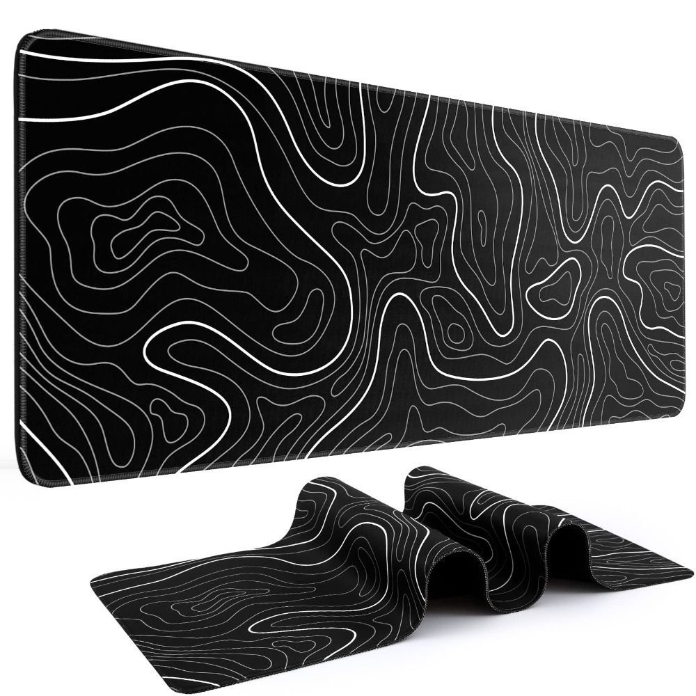 Gaming Keyboard And Mouse Pad - Alfombrilla de ratón grande para juegos,