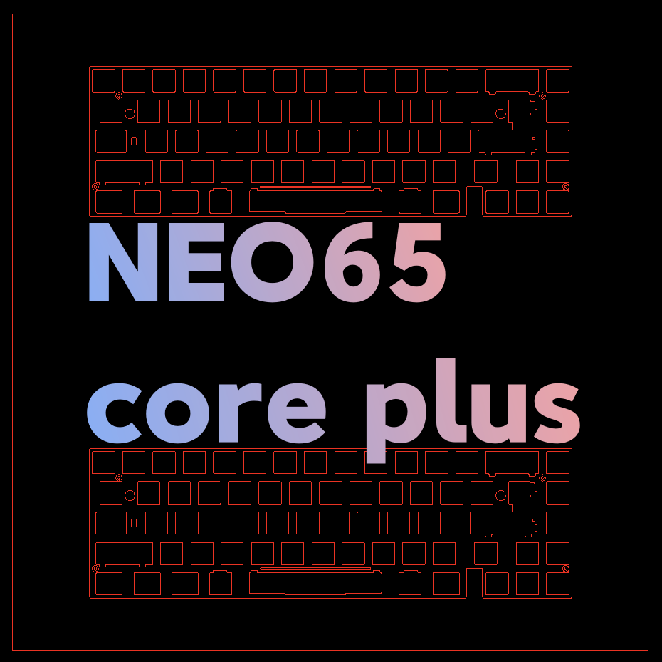 Hot Swap Pcb - Placas reforzadas para teclado mecánico 65%