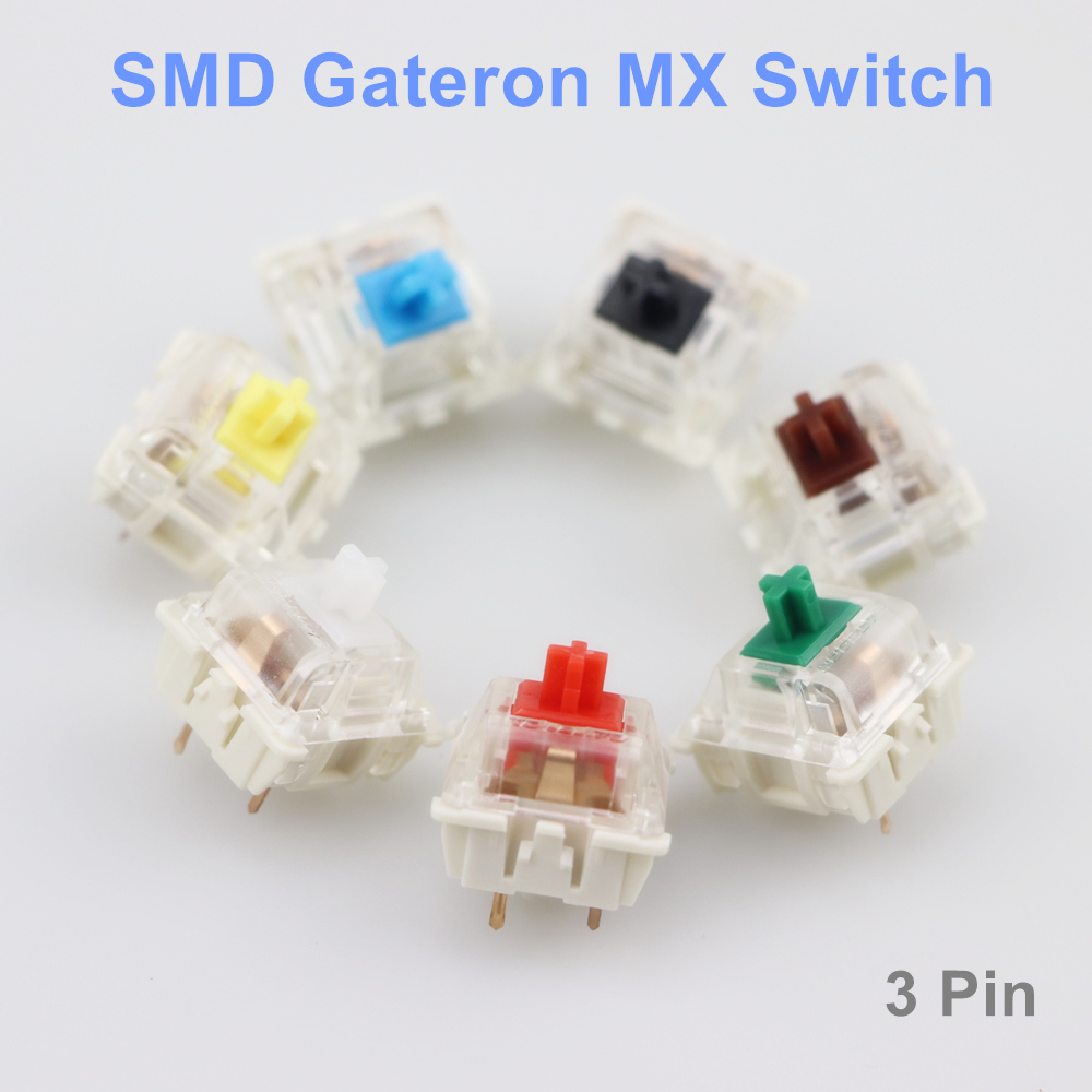 Keyboard Gaming Blue Switch - Gateron-interruptores SMD para teclado mecánico, conmutador
