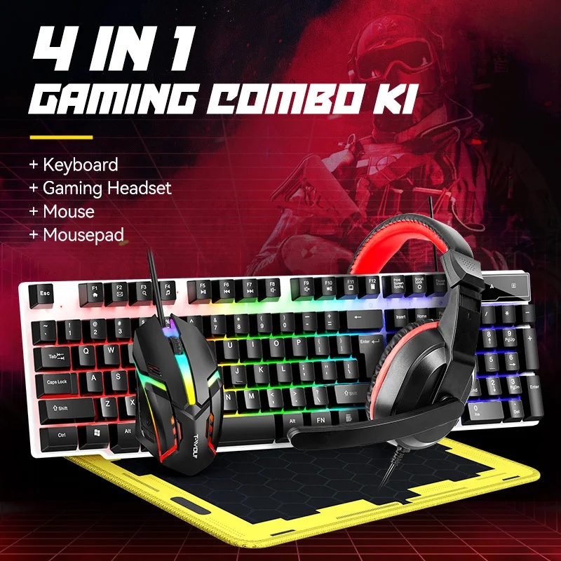 Gaming Keyboard Extension - NUEVO Combo de Teclado y Ratón
