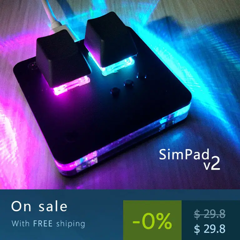 Gaming Keyboard Tester - SimPad OSU Mini teclado táctil rueda