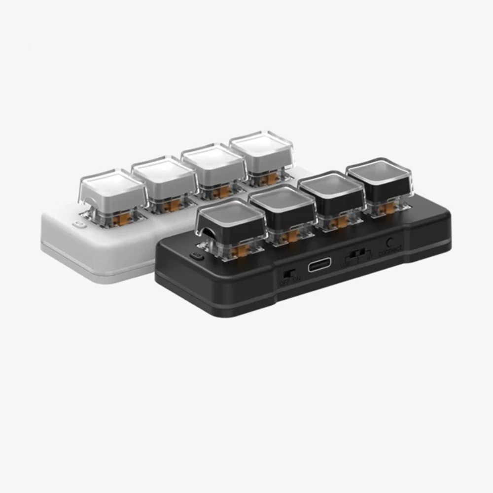 Gaming Keyboard Mini Mechanical - MK424Pro Mini teclado inalámbrico de 4