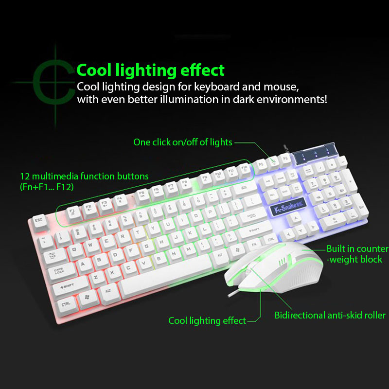 Juego de teclado y ratón KM320 - Gaming Keyboard And Mouse For Xbox reseña y precio