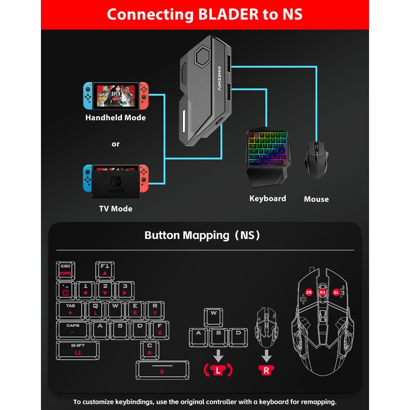 Convertidor de Juegos de Conso - Gaming Keyboard And Mouse For Xbox reseña y precio