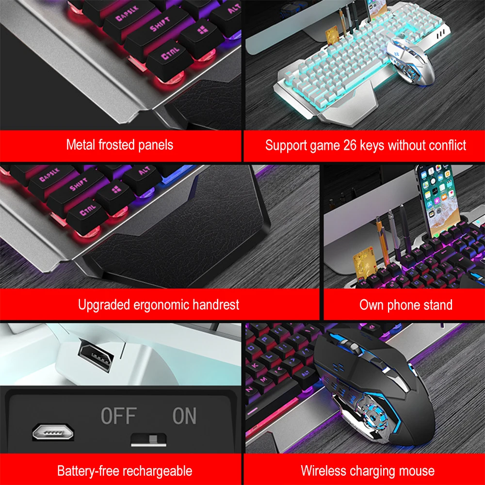 Teclado y ratón inalámbricos K - Gaming Keyboard And Mouse For Xbox reseña y precio