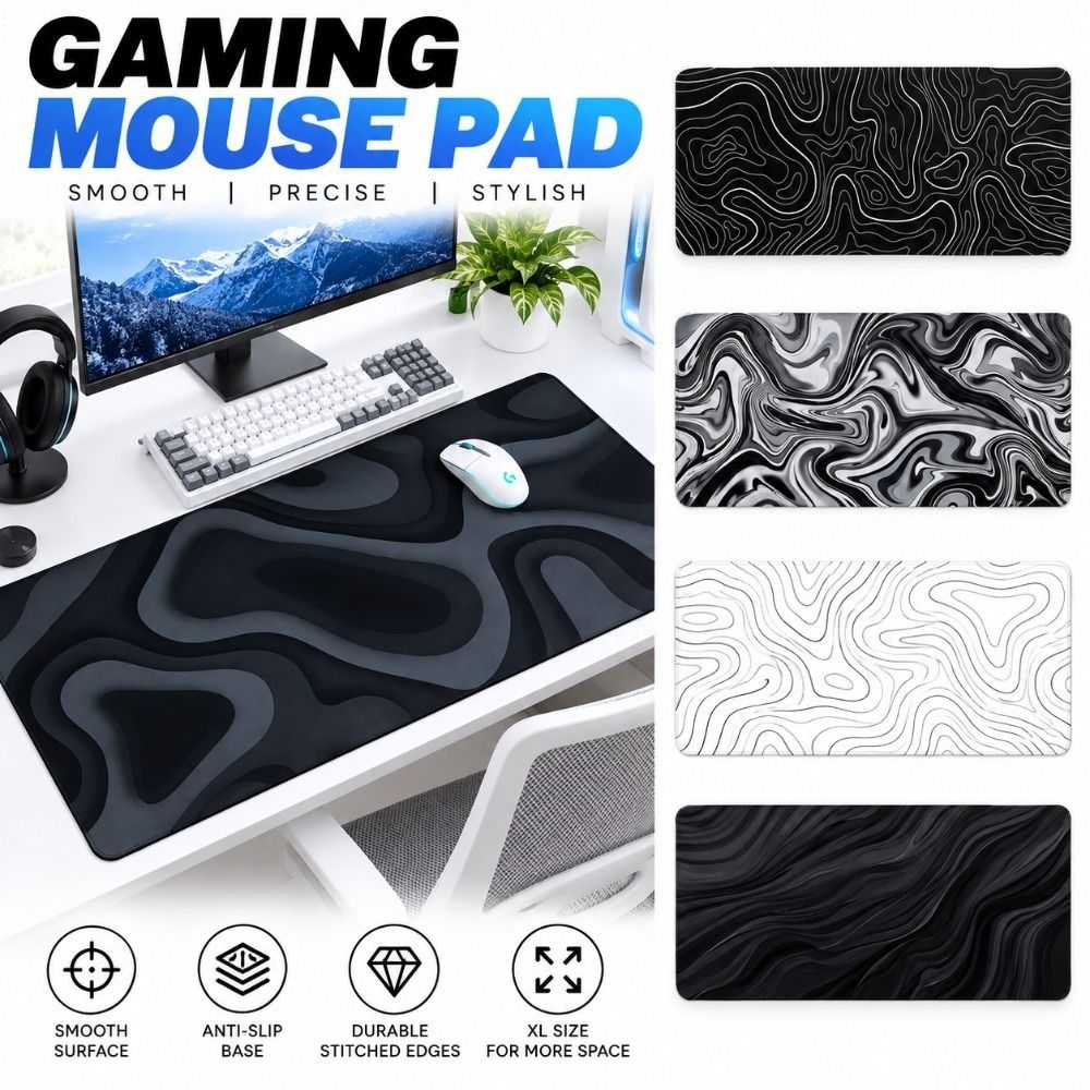 Alfombrilla de ratón grande pa - Gaming Keyboard And Mouse Pad reseña y precio