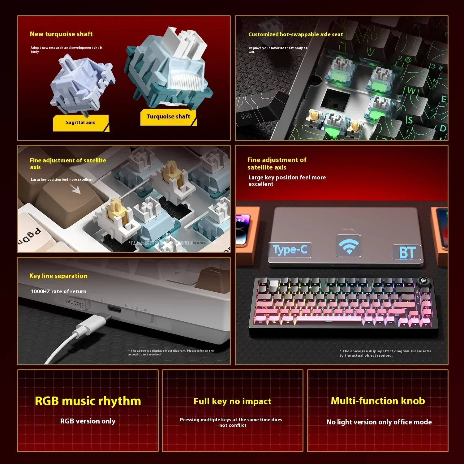 Nuevo Teclado Mecánico Inalámb - Gaming Keyboard Extension reseña y precio