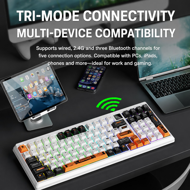 Teclado Mecánico Inalámbrico d - Gaming Keyboard No Noise reseña y precio