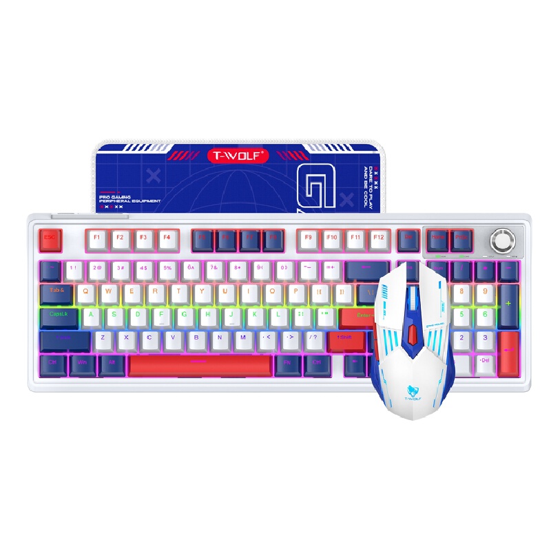 Combo de Teclado Mecánico y Ra - Gaming Keyboard And Mouse Combo Wireless reseña y precio