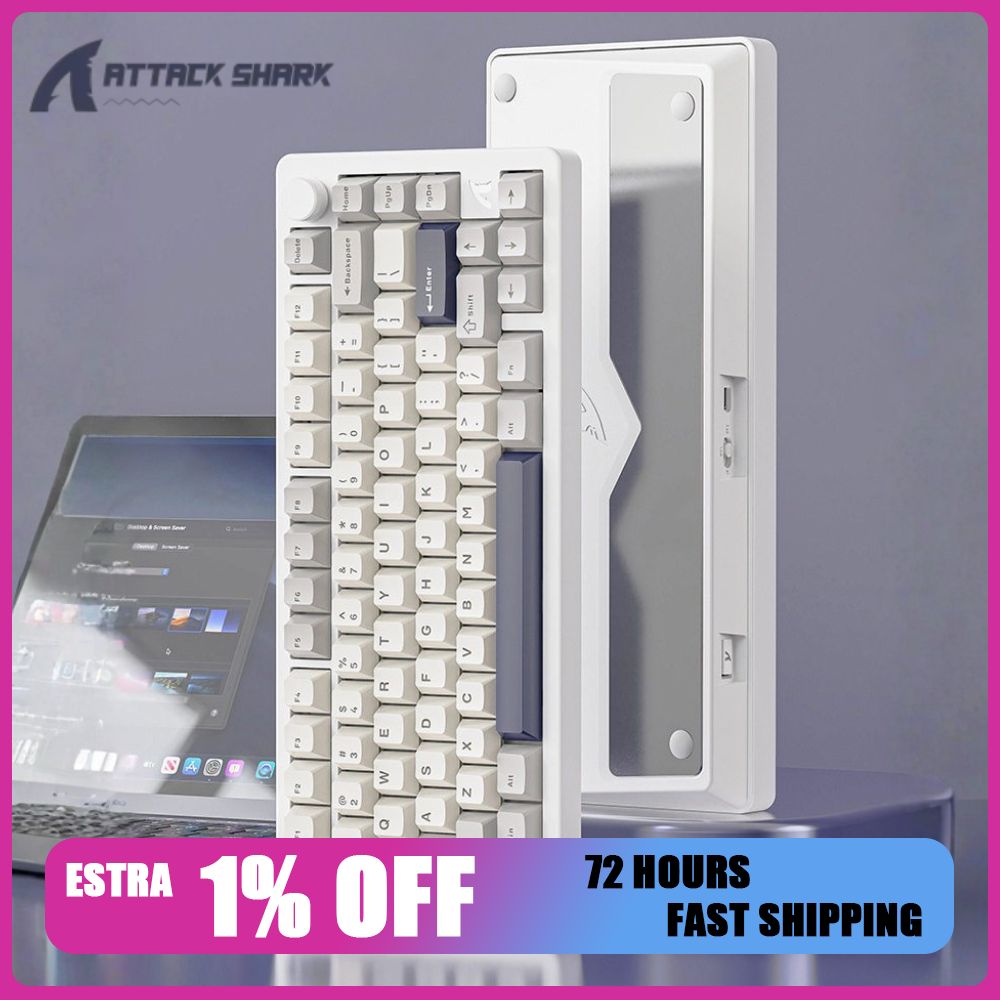 Teclado Mecánico Attack Shark  - Hot Swap Pcb reseña y precio