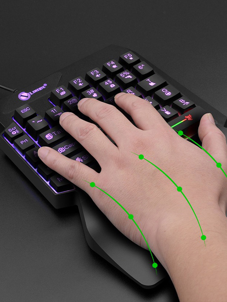 Teclado Mecánico de Una Mano p - Gaming Keyboard And Mouse For Xbox reseña y precio