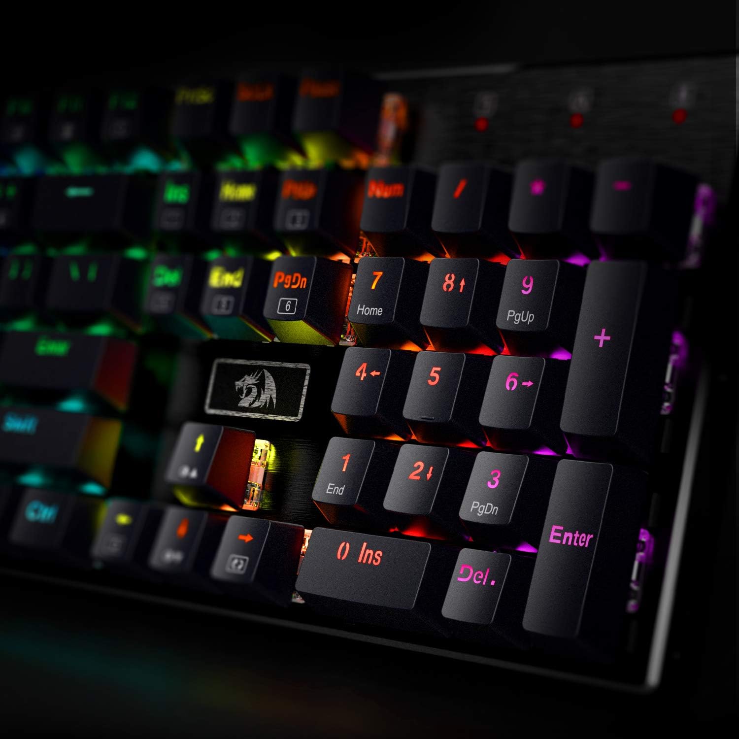 Redragon-Teclado mecánico para - Gaming Keyboard No Noise reseña y precio