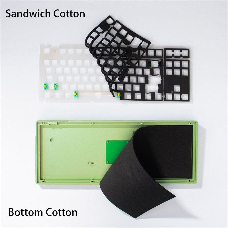 Teclado mecánico sándwich algo - Gaming Keyboard No Noise reseña y precio