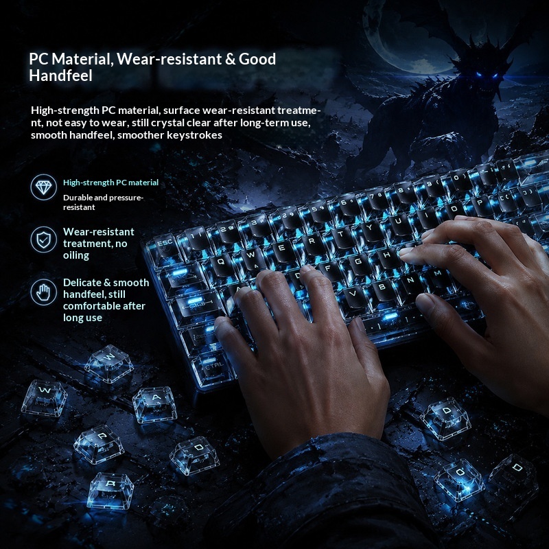 Teclas Retroiluminadas Transpa - Keyboard Gaming Black reseña y precio