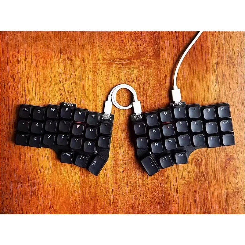 Teclado mecánico dividido con  - Gaming Keyboard Mini Mechanical reseña y precio