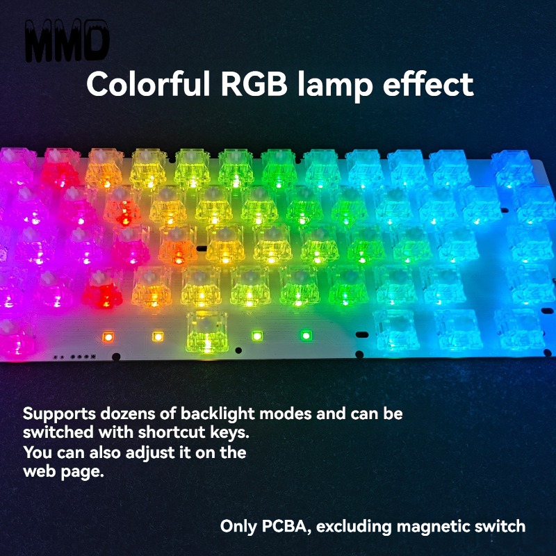 Teclado con interruptor magnét - Hot Swap Pcb reseña y precio