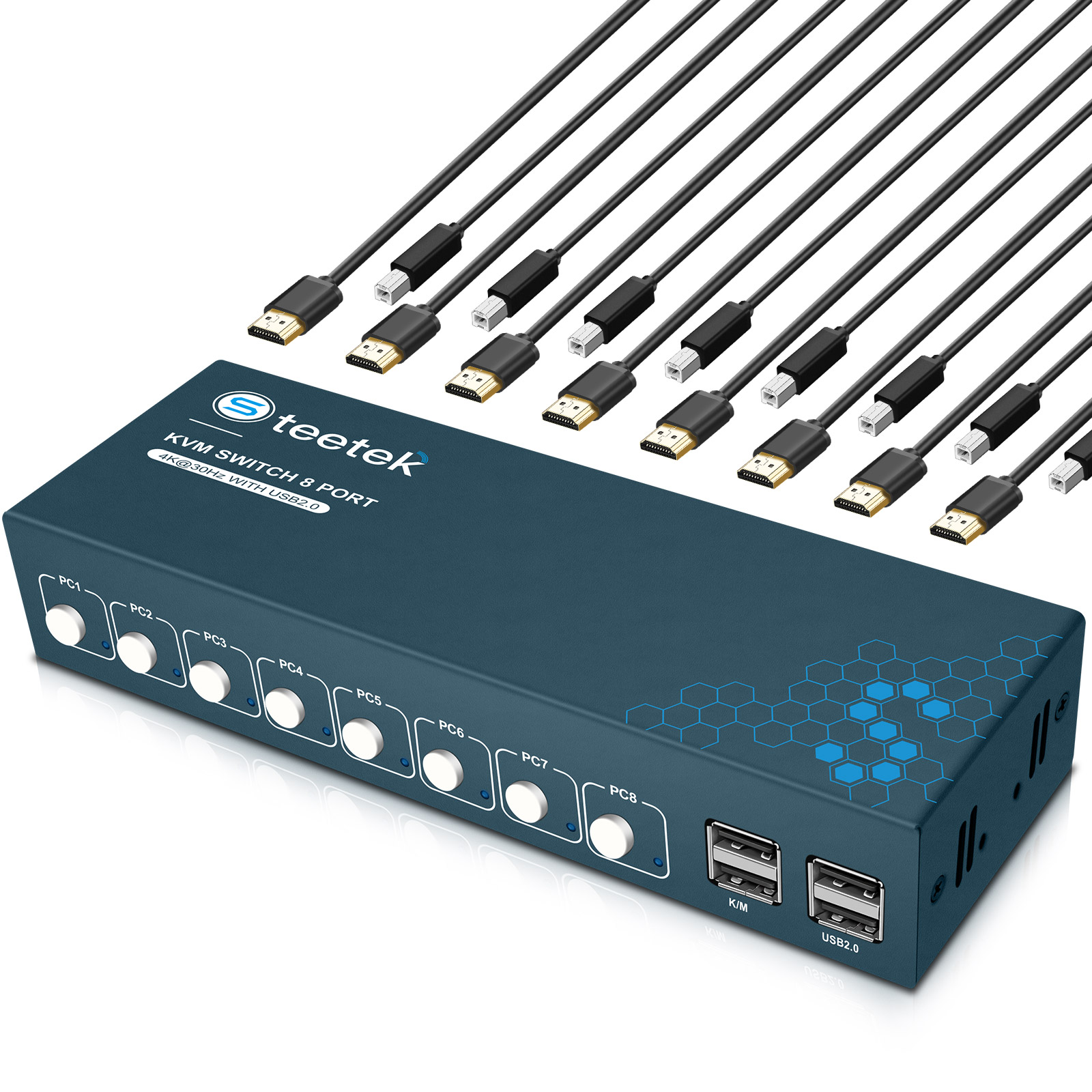 Conmutador KVM HDMI de 8 Puert - Gaming Keyboard And Mouse For Xbox reseña y precio