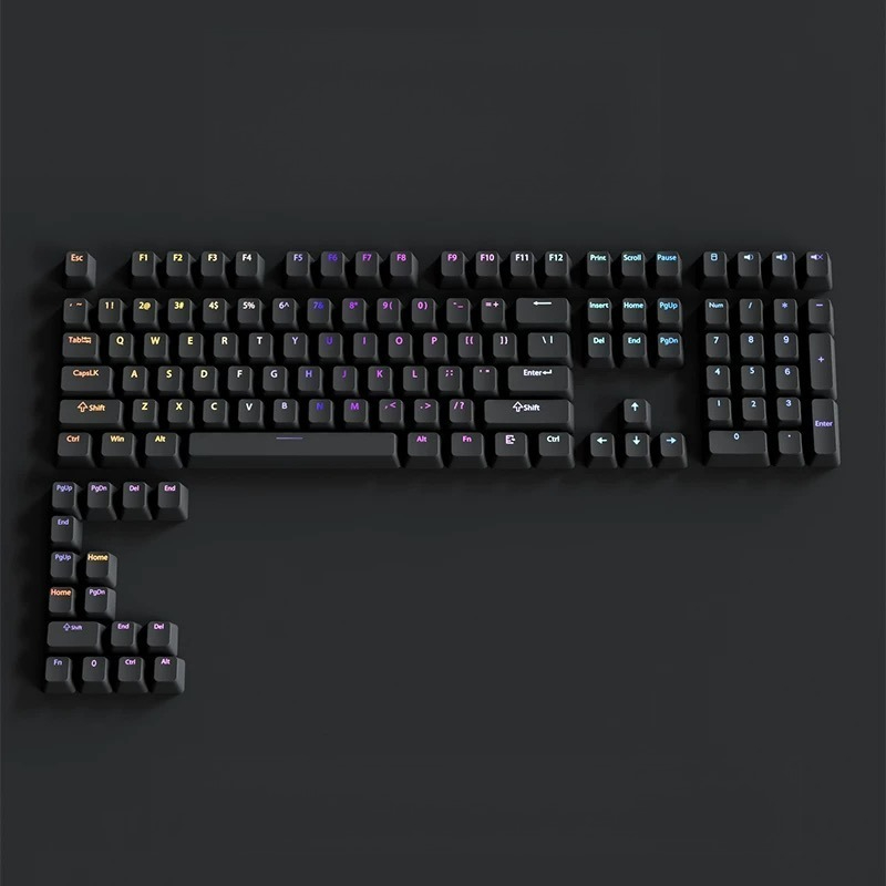 Teclas Retro Negras PBT de 133 - Keyboard Gaming Black reseña y precio