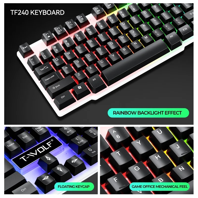 NUEVO Combo de Teclado y Ratón - Gaming Keyboard Extension reseña y precio