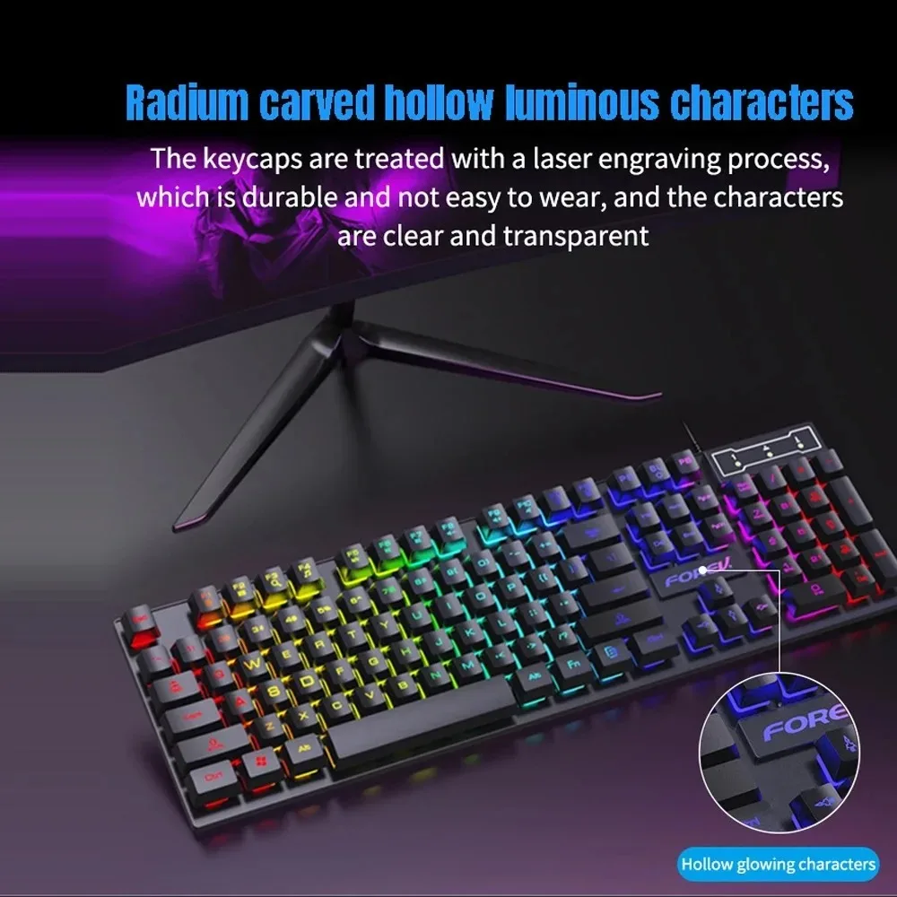 Teclado mecánico retroiluminad - Gaming Keyboard And Mouse For Xbox reseña y precio