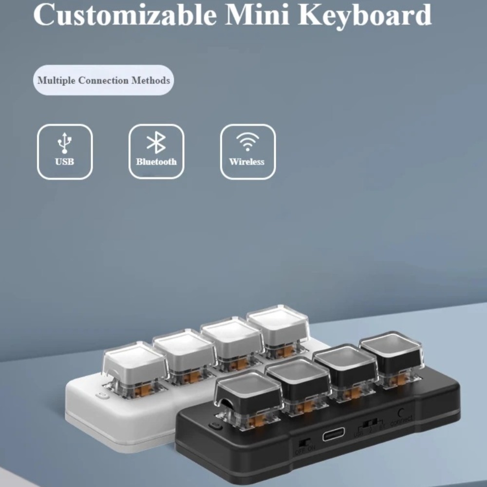 MK424Pro Mini teclado inalámbr - Gaming Keyboard Mini Mechanical reseña y precio