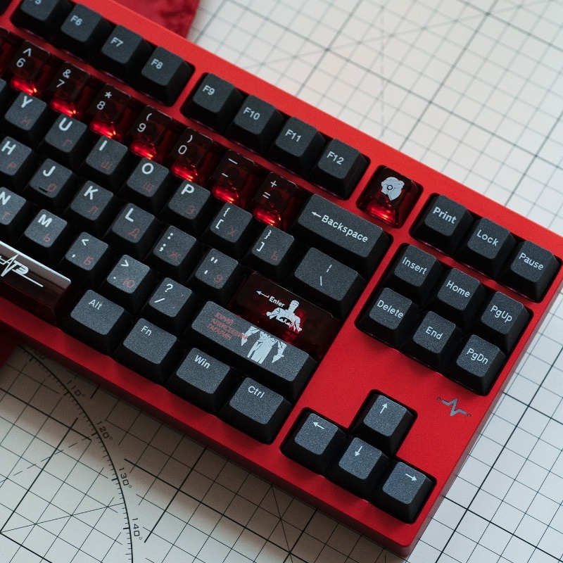 Juego de teclas con tema negro - Keyboard Gaming Black reseña y precio