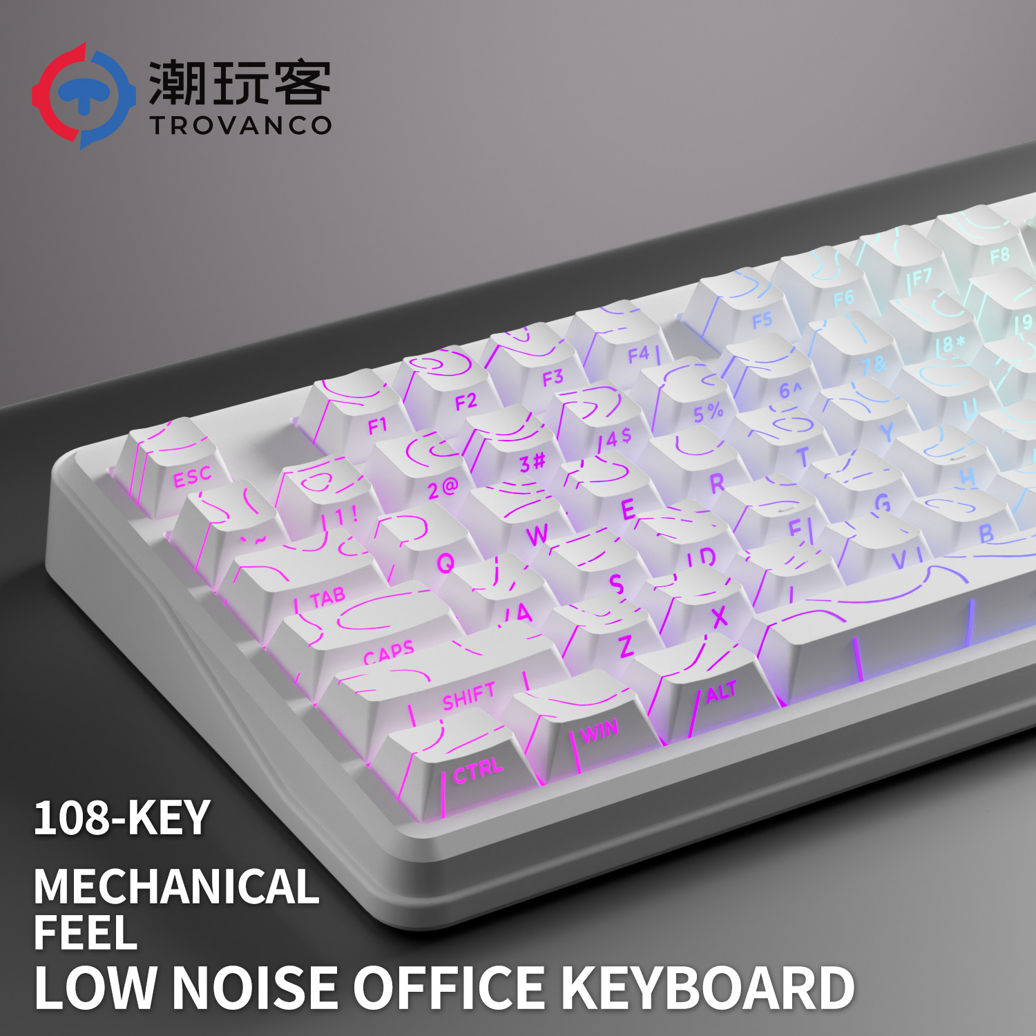 Teclado V108 Pro con Cable e I - Gaming Keyboard No Noise reseña y precio